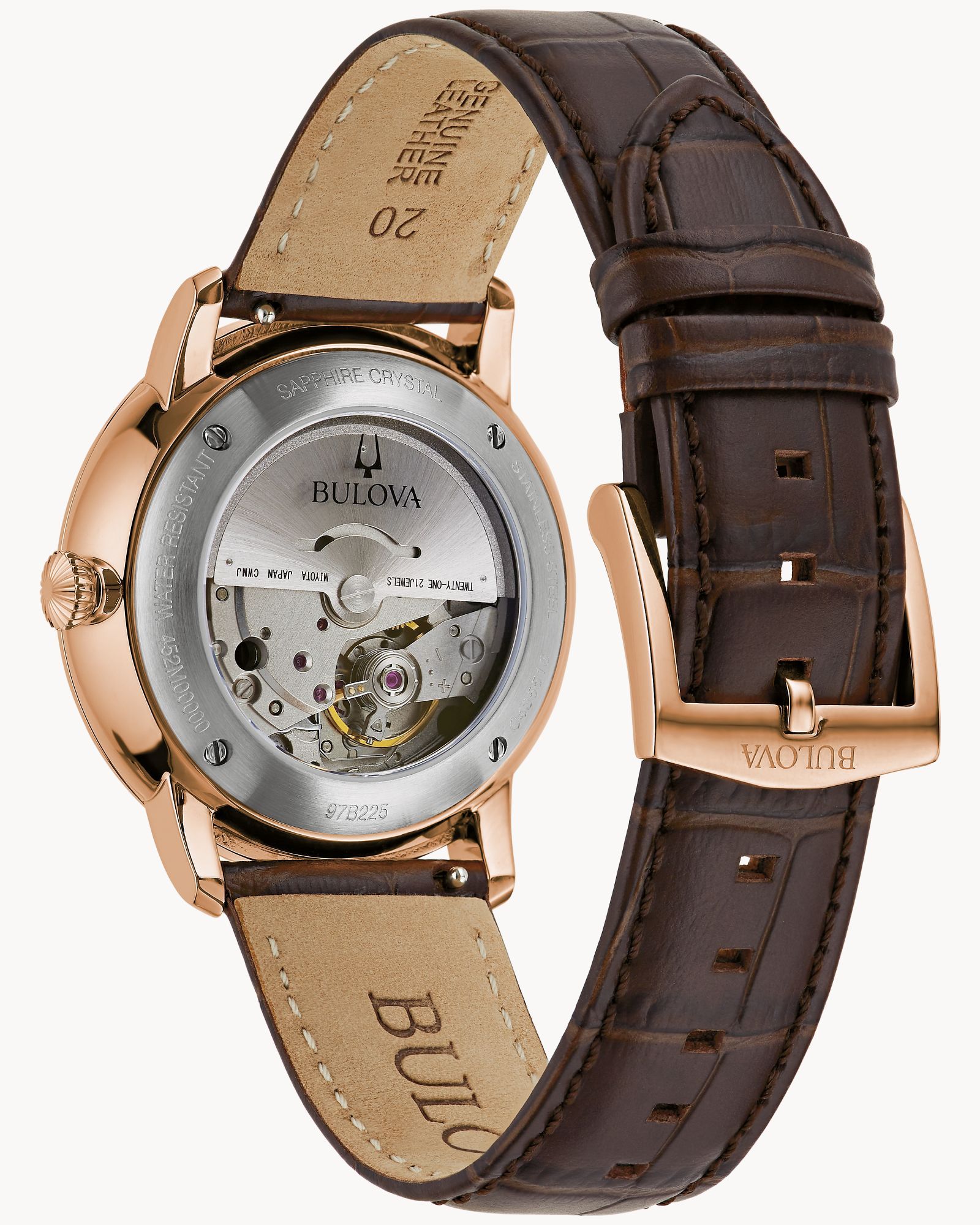 Bulova Hudson Automatic Watch - 97B225