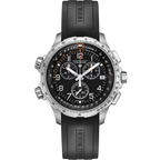 Relógio Hamilton Khaki Aviation X-Wind GMT Chrono Quartz 46mm - H77912335