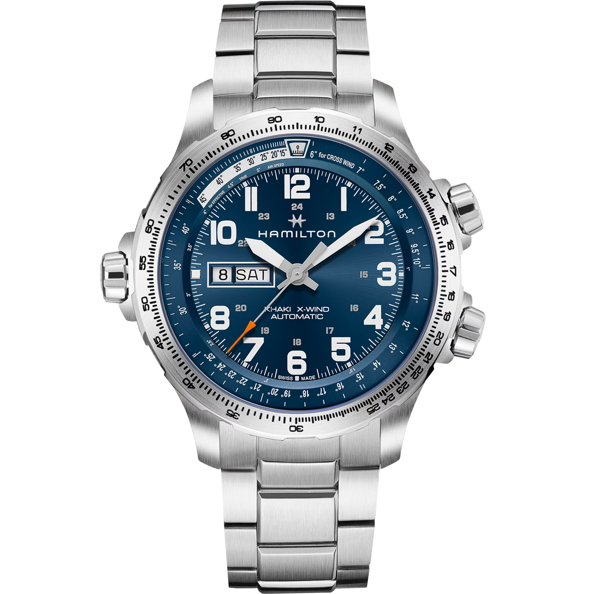 Relógio Hamilton Khaki Aviation X-Wind Day Date Automatico 45mm - H77765141
