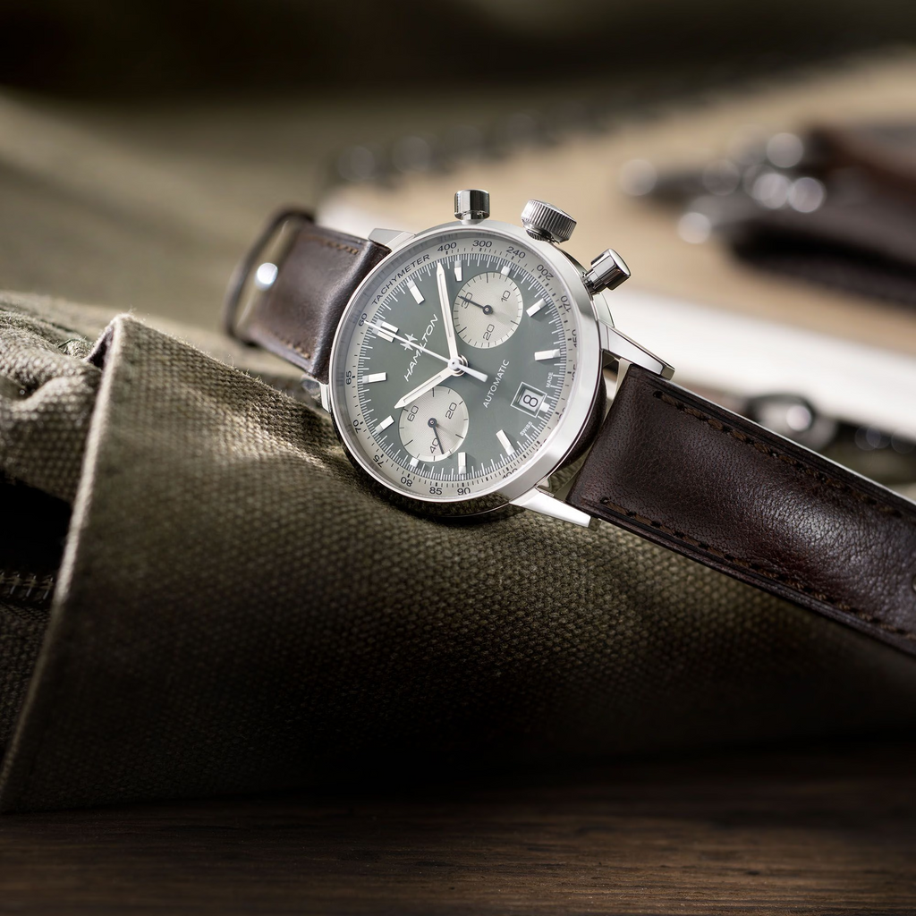 Relógio Hamilton American Classic Intra-Matic Automatico Chrono 40mm - H38416560