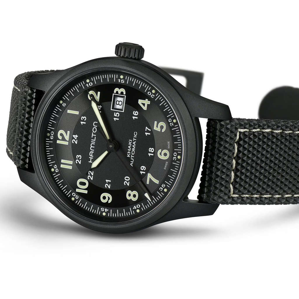 Relógio Hamilton Khaki Field Titanium Auto 42mm - H70575733