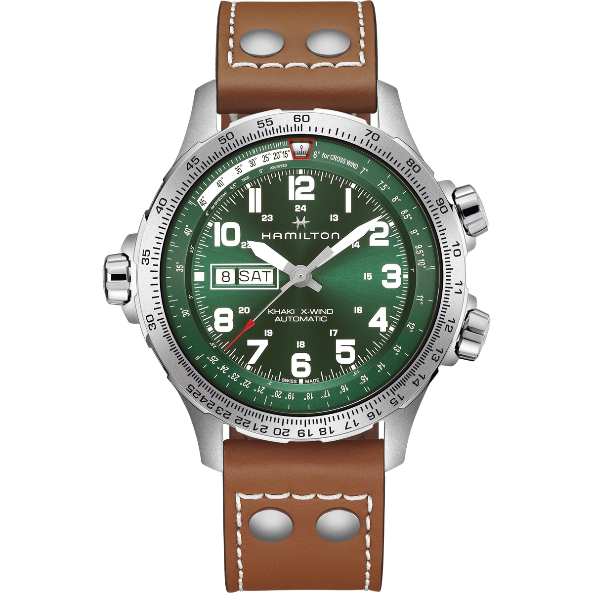 Relógio Hamilton Khaki Aviation X-Wind Day Date Automatico 45mm - H77735560