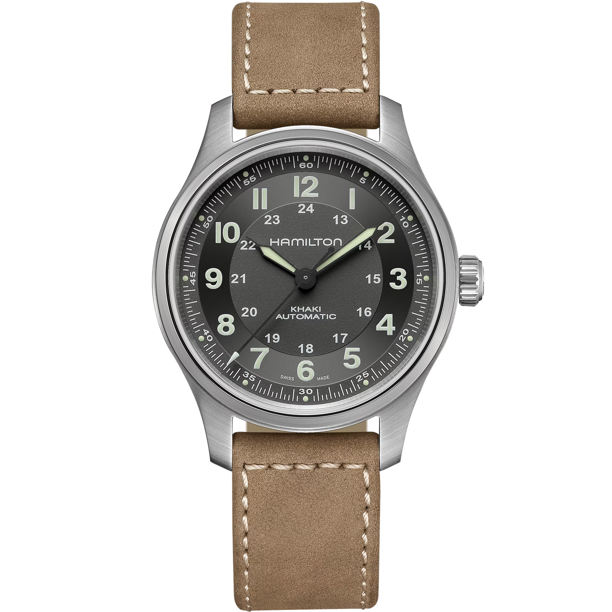 Relógio Hamilton Khaki Field Titanium Auto 42mm - H70545550