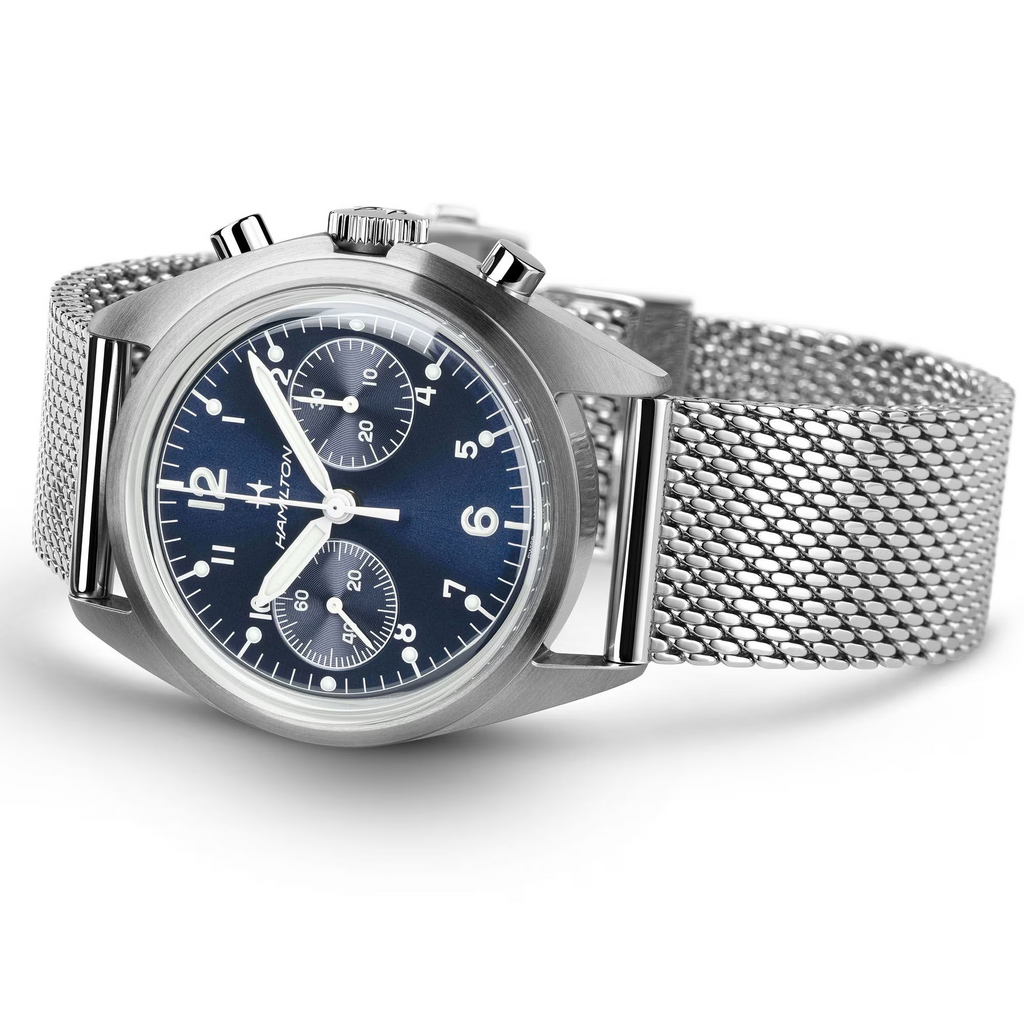 Relógio Hamilton Khaki Aviation Pilot Pioneer Mecanico Chrono 40mm - H76409140