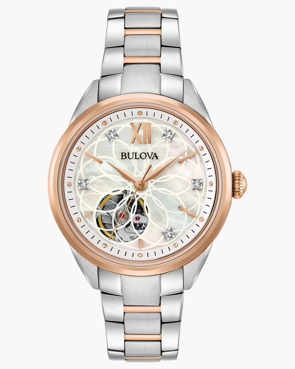 Bulova Sutton Automatic Diamonds Watch - 98P170