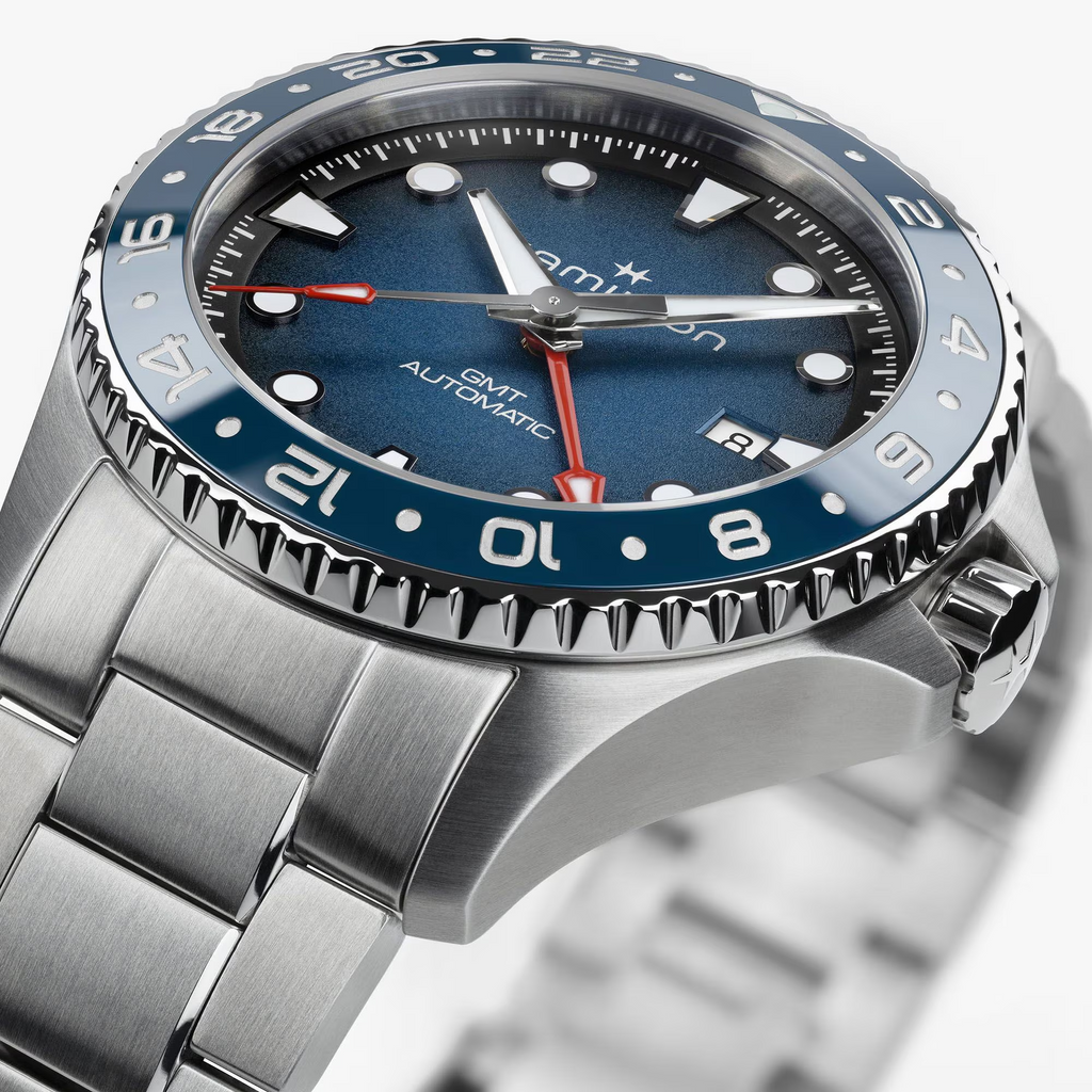 Relógio Hamilton Khaki Navy Scuba Auto GMT 43mm - H82535140