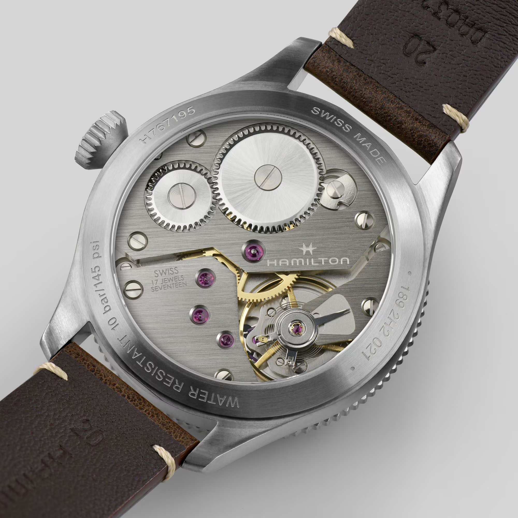 Relógio Hamilton Khaki Aviation Pilot Pioneer Mecanico 43mm - H76719530