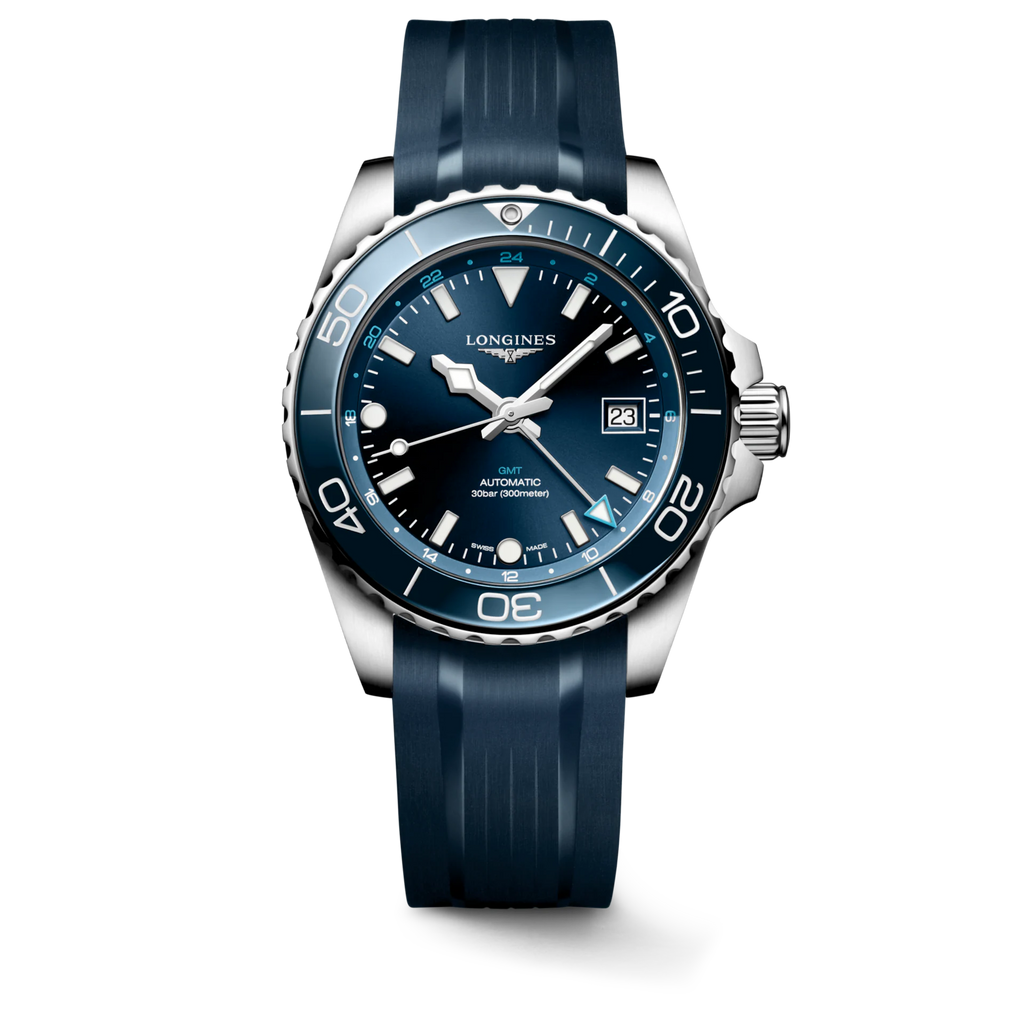 Longines HydroConquest GMT Watch - L3.890.4.96.9