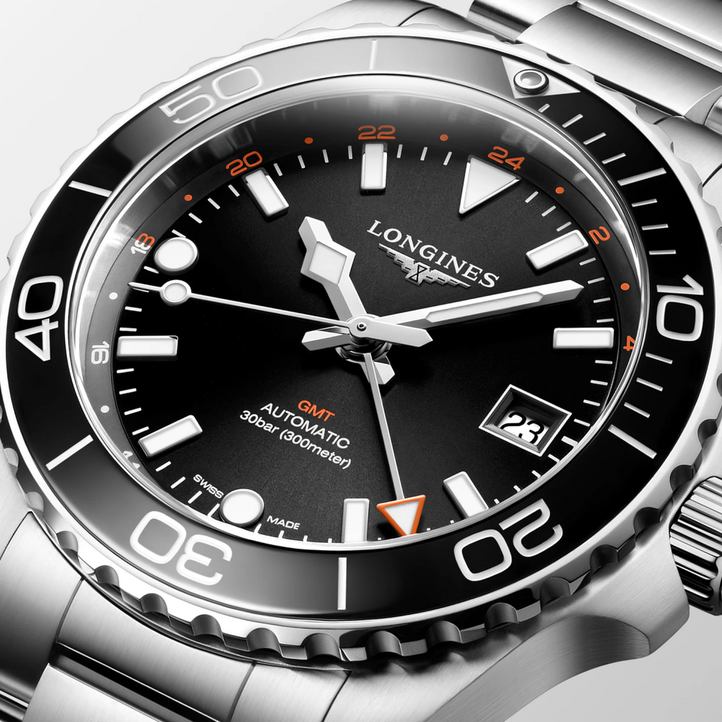 Longines Hydroconquest GMT Watch - L3.790.4.56.6