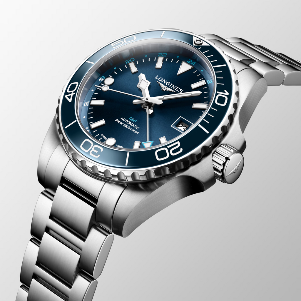 Longines Hydroconquest GMT Watch - L3.790.4.96.6