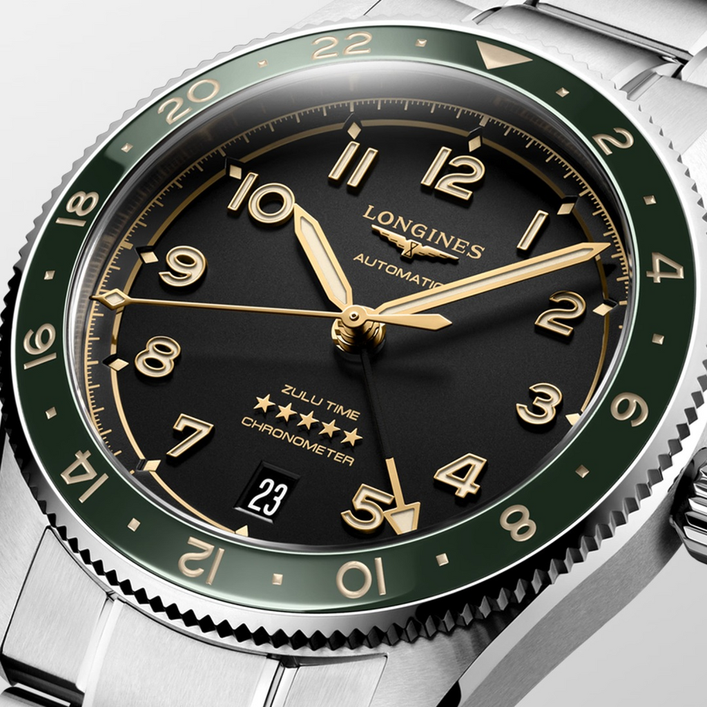 Longines Spirit Zulu Time Watch - L3.802.4.63.6