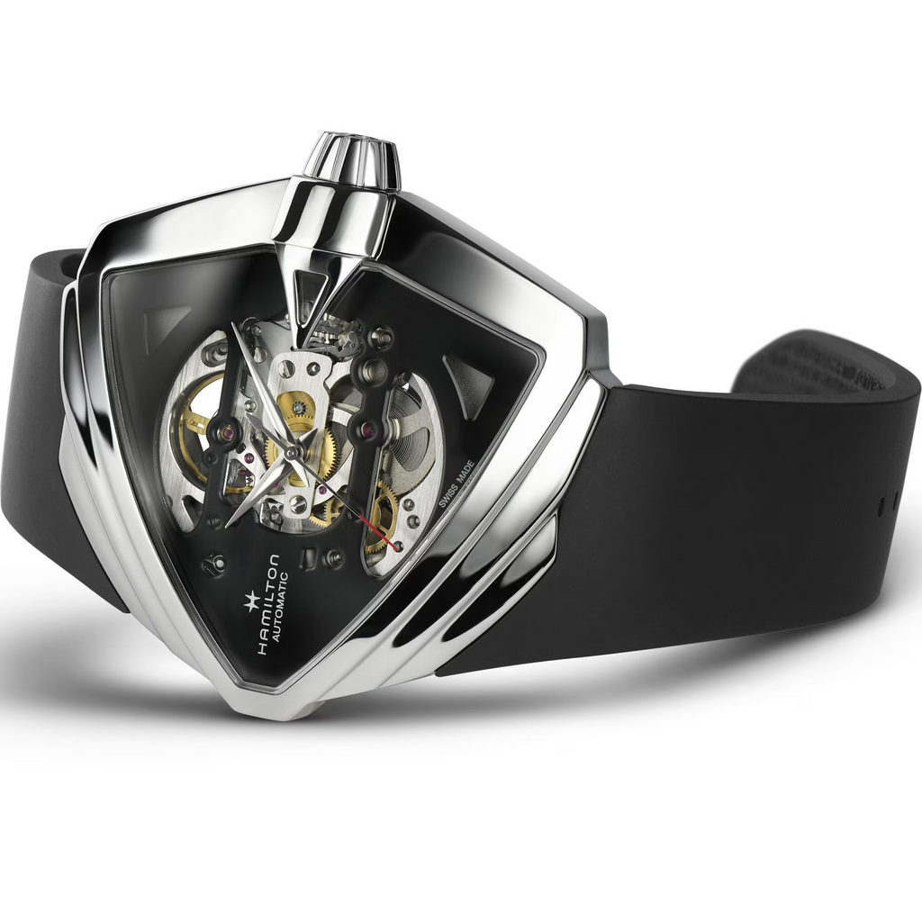 Relógio Hamilton Ventura XXL Skeleton Automatico 46mm x 46mm - H24625330