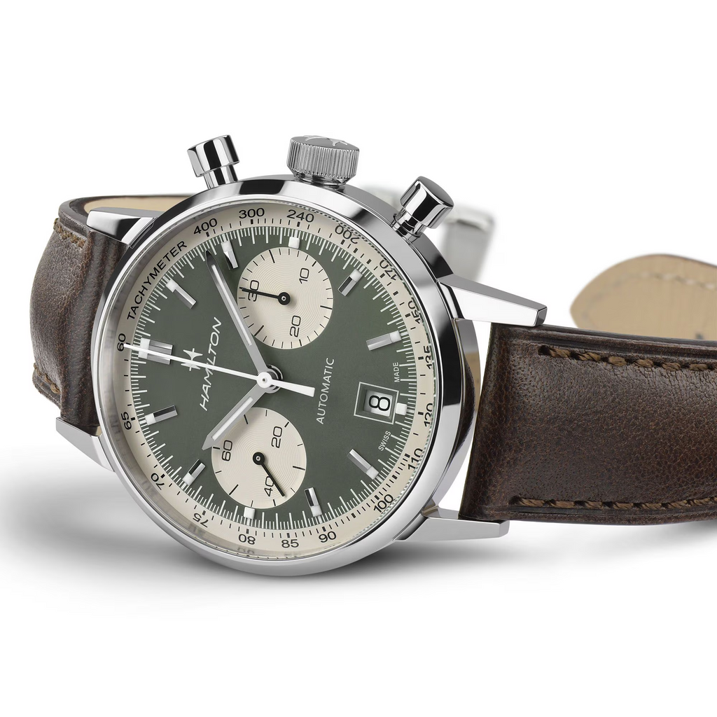Relógio Hamilton American Classic Intra-Matic Automatico Chrono 40mm - H38416560