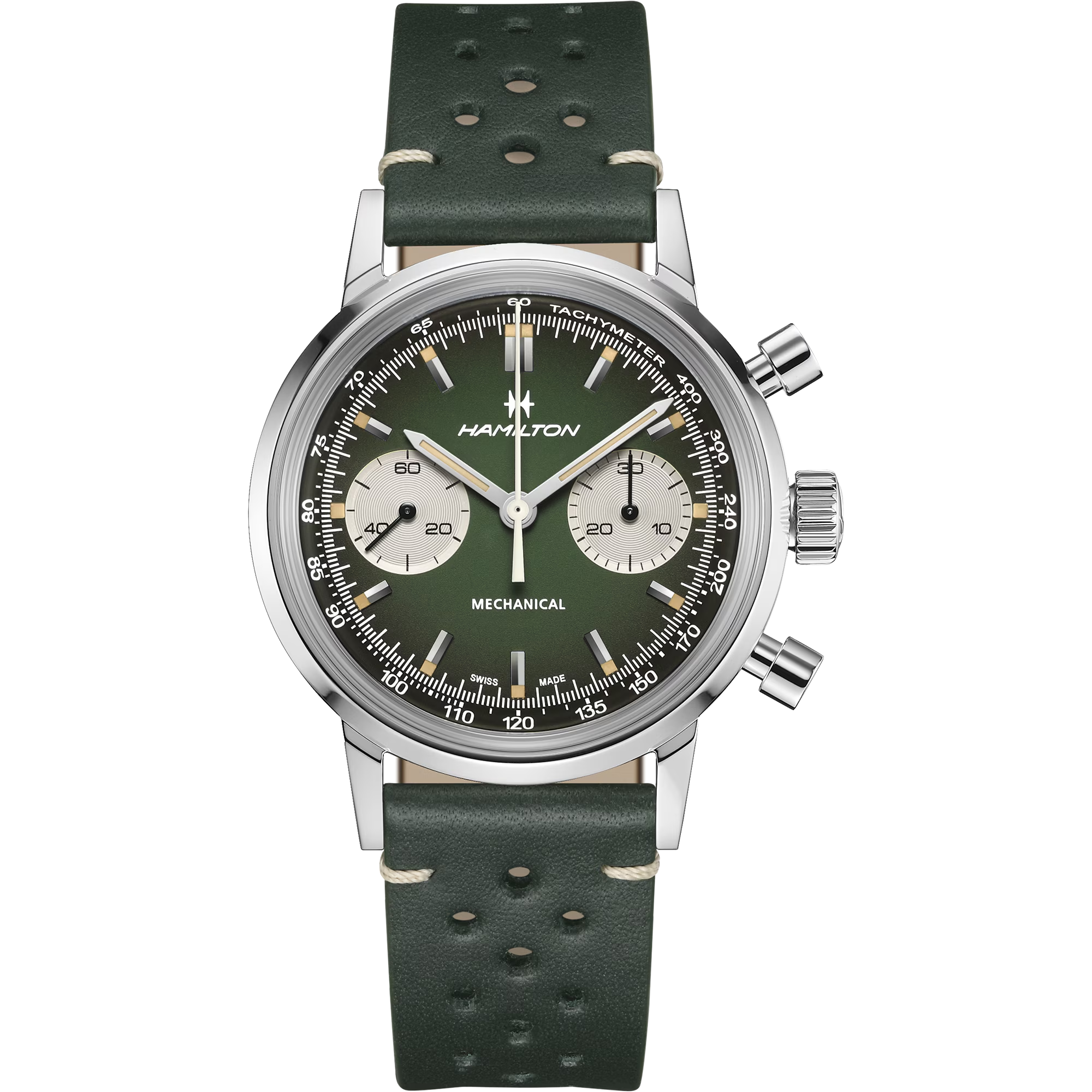 Relógio Hamilton American Classic Intra-matic Chronograph H 40mm - H38429861