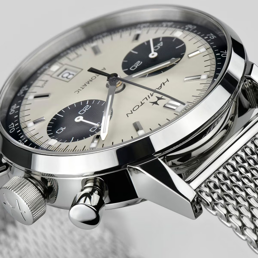 Relógio Hamilton American Classic Intra-Matic Automatico Chrono 40mm - H38416111