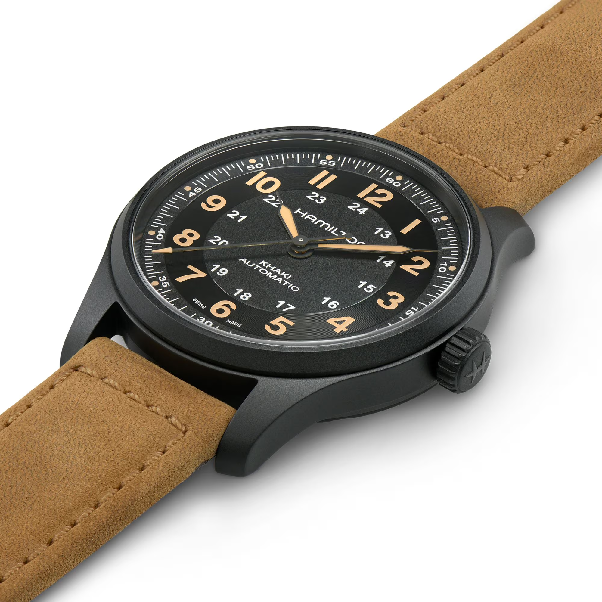 Relógio Hamilton Khaki Field Titanium Auto 42mm - H70665533