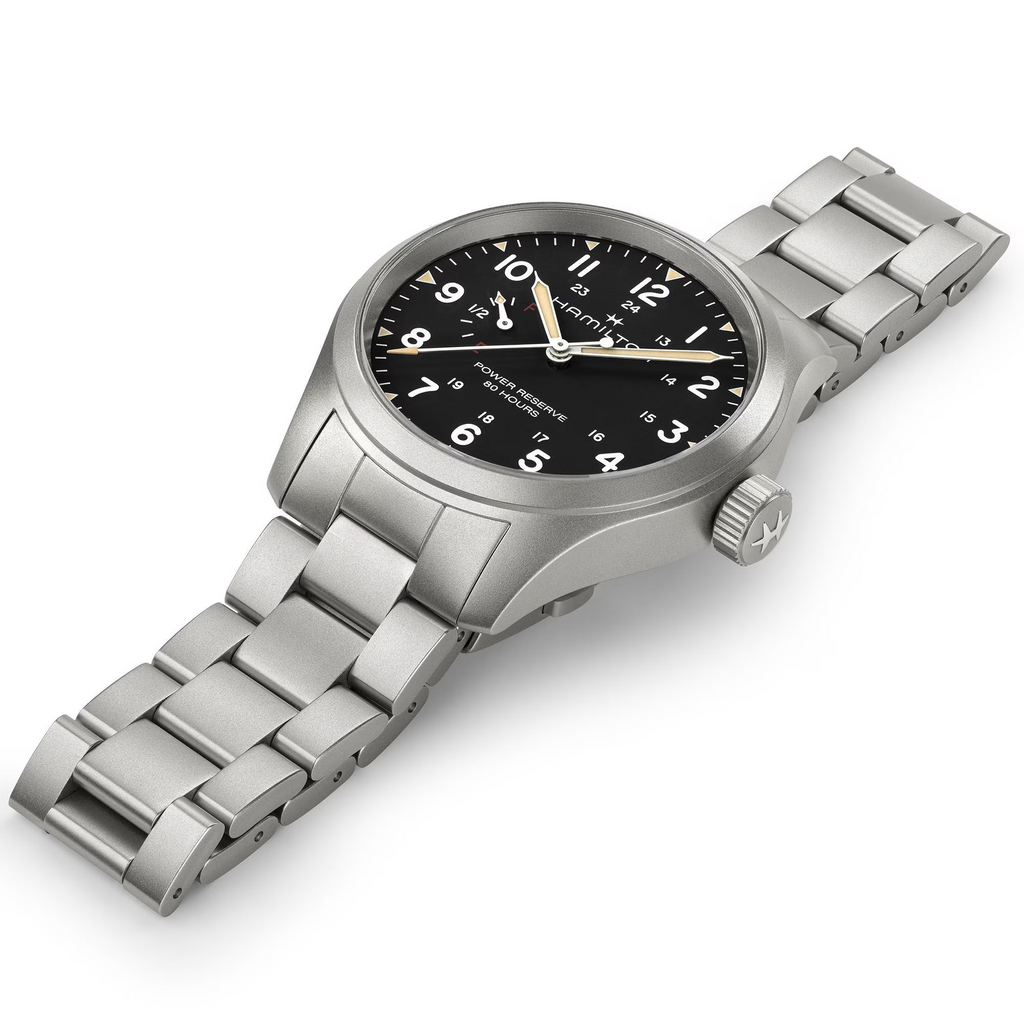 Relógio Hamilton Khaki Field Mechanical Power Reserve 40mm - H69509130