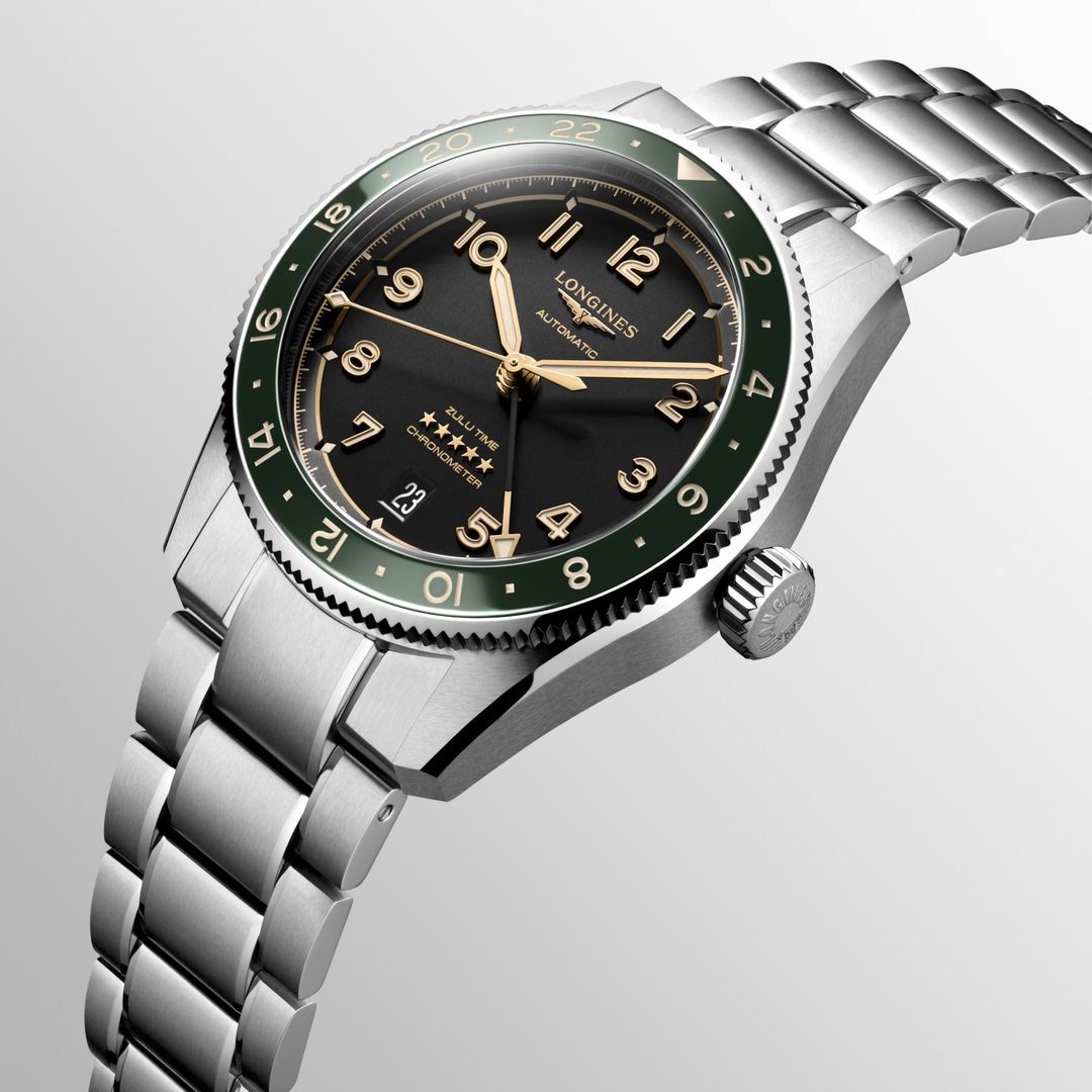 Longines Spirit Zulu Time Watch - L3.802.4.63.6