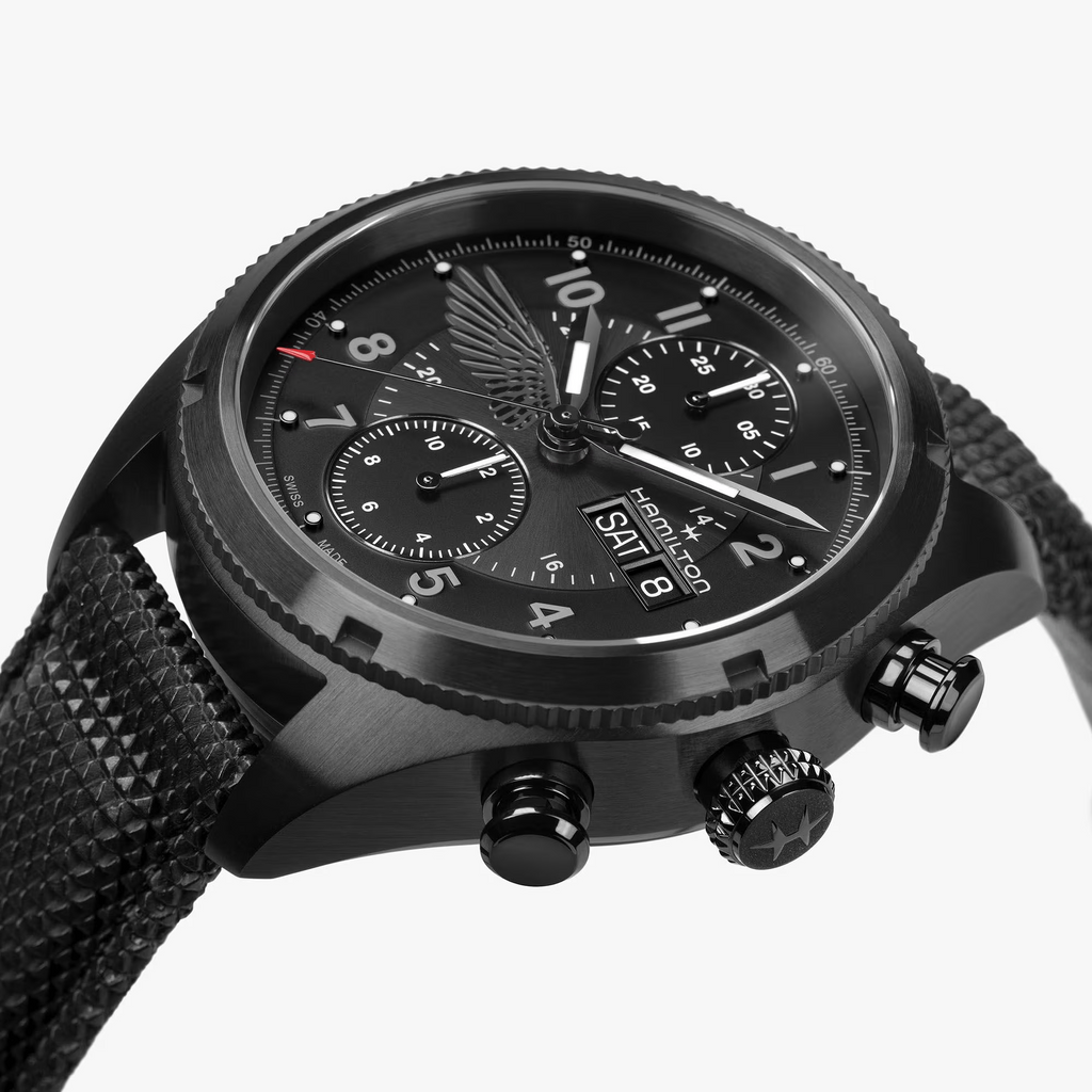 Relógio Hamilton Khaki Field Auto Chrono Resident Evil Requiem Limited Edition