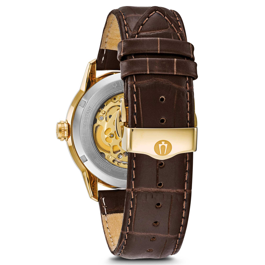 Bulova Sutton Skeleton Automatic Watch - 97A138