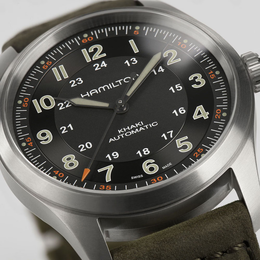 Relógio Hamilton Khaki Field Titanium Auto 38mm - H70205830