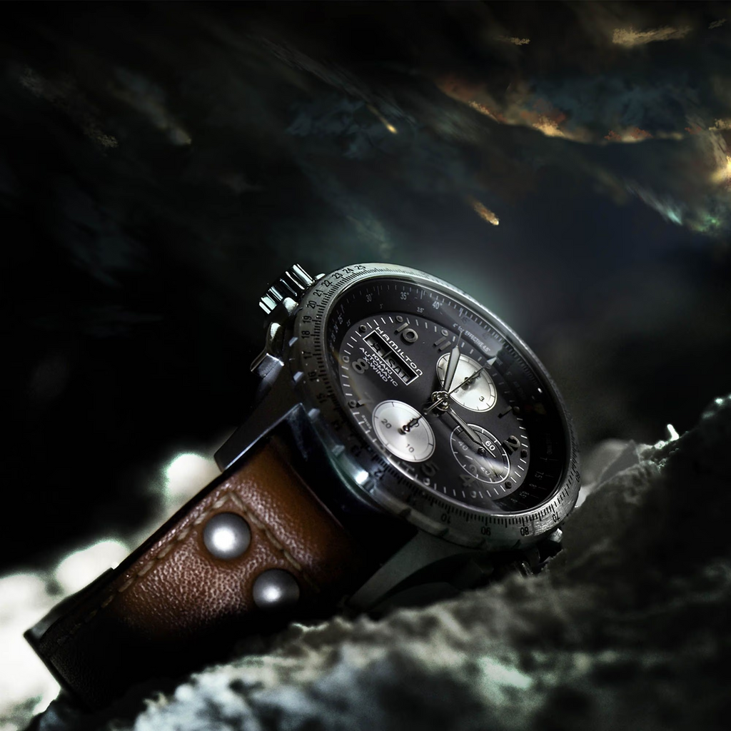 Relógio Hamilton Khaki Aviation X-Wind Automatico Chrono 44mm - H77616533