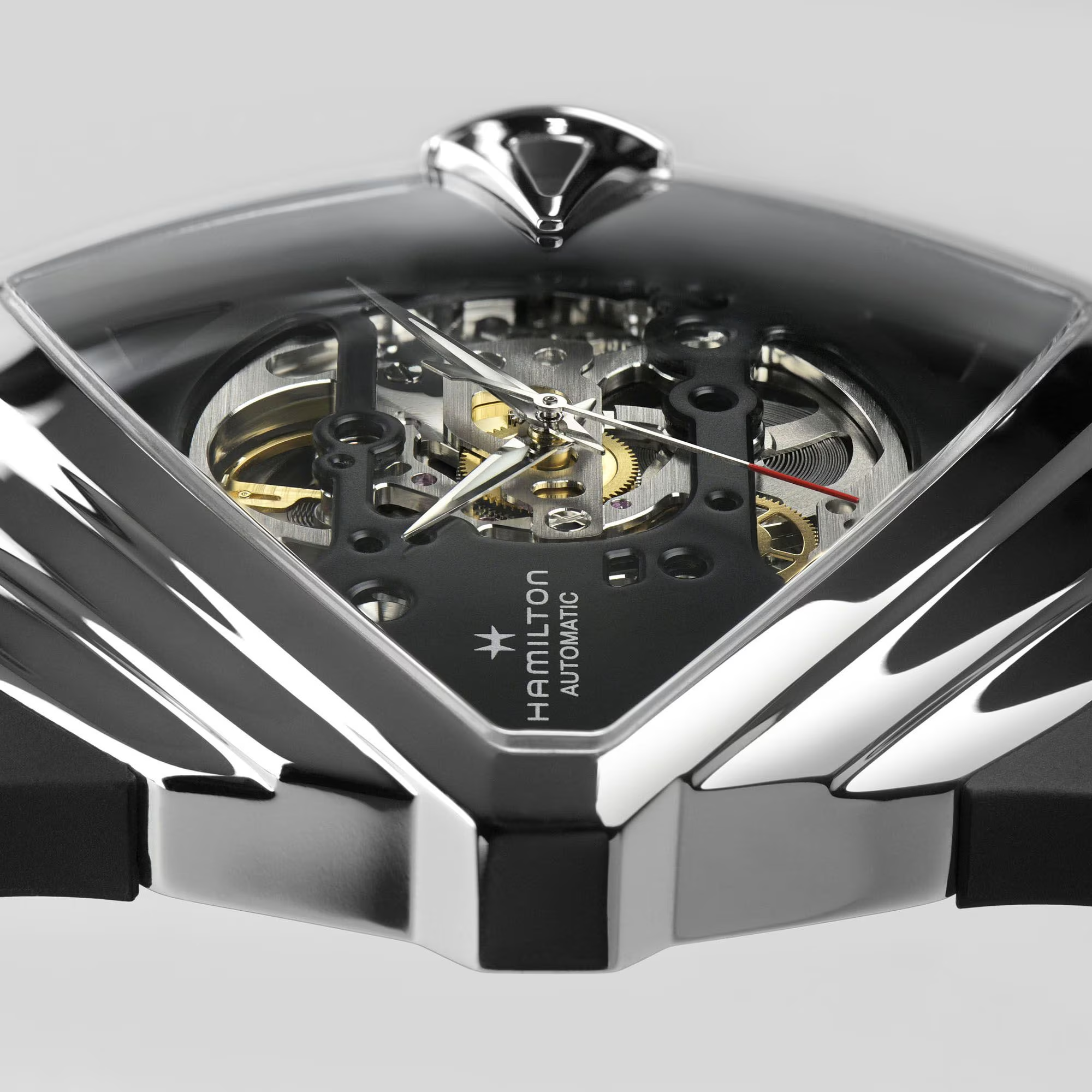 Relógio Hamilton Ventura XXL Skeleton Automatico 46mm x 46mm - H24625330