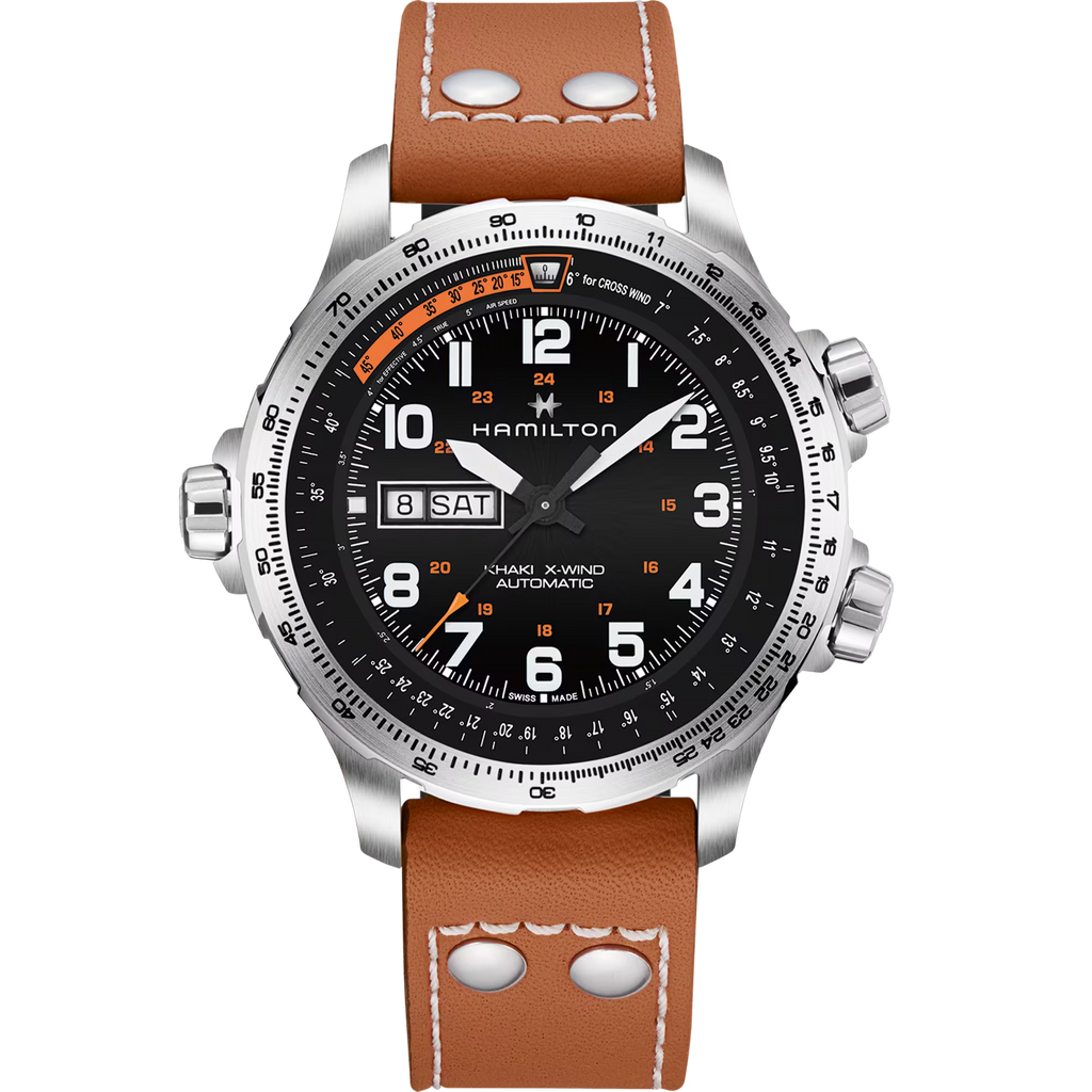 Relógio Hamilton Khaki Aviation X-Wind Day Date Automatico 45mm - H77755533