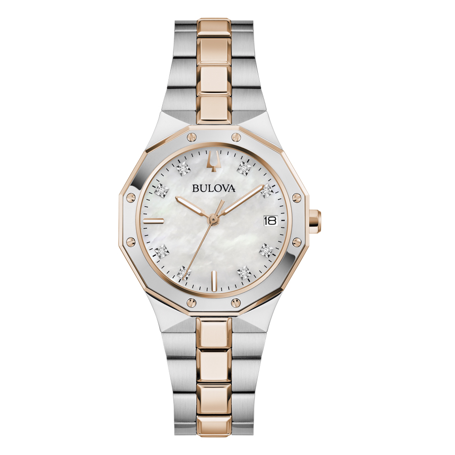 Relógio Bulova Octagon Lady Diamonds - 98P235