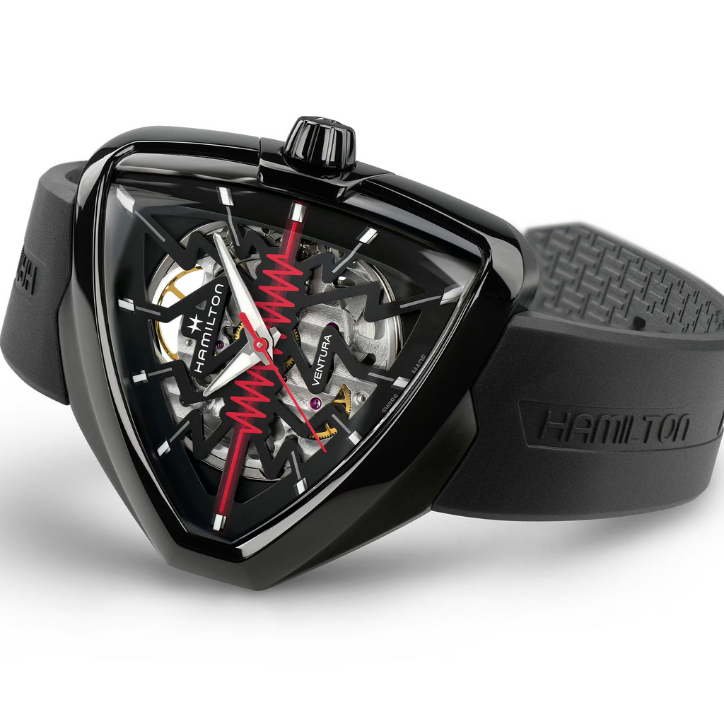Relógio Hamilton Ventura Elvis80 Skeleton Auto 42mm x 45mm - H24535331