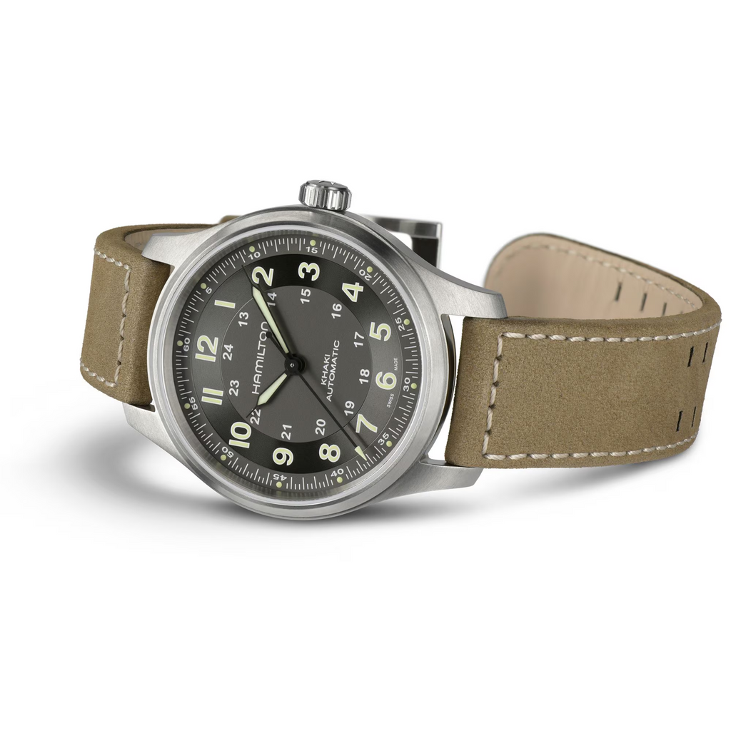 Relógio Hamilton Khaki Field Titanium Auto 42mm - H70545550