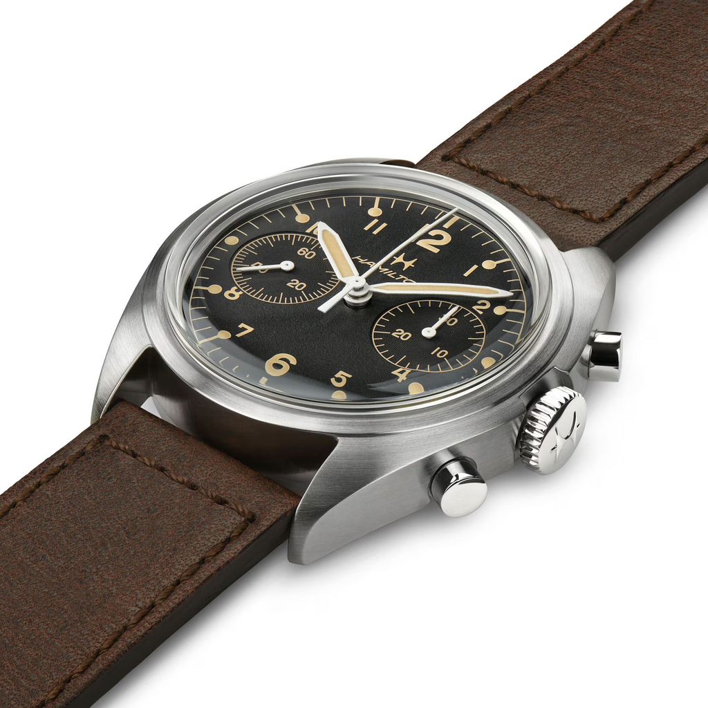 Relógio Hamilton Khaki Aviation Pilot Pioneer Mecanico Chrono 40mm - H76409530
