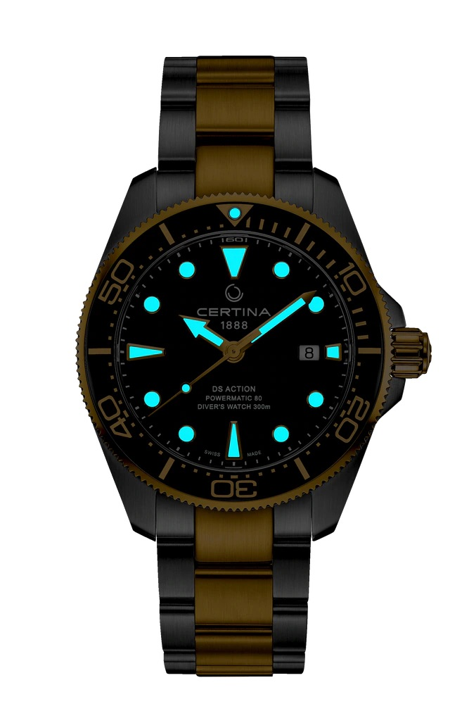 Relógio Certina DS Action Diver 43 mm Powermatic 80 - C032.607.22.051.00
