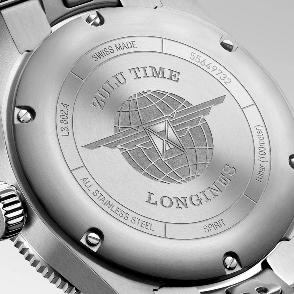 Longines Spirit Zulu Time Watch - L3.802.4.63.6