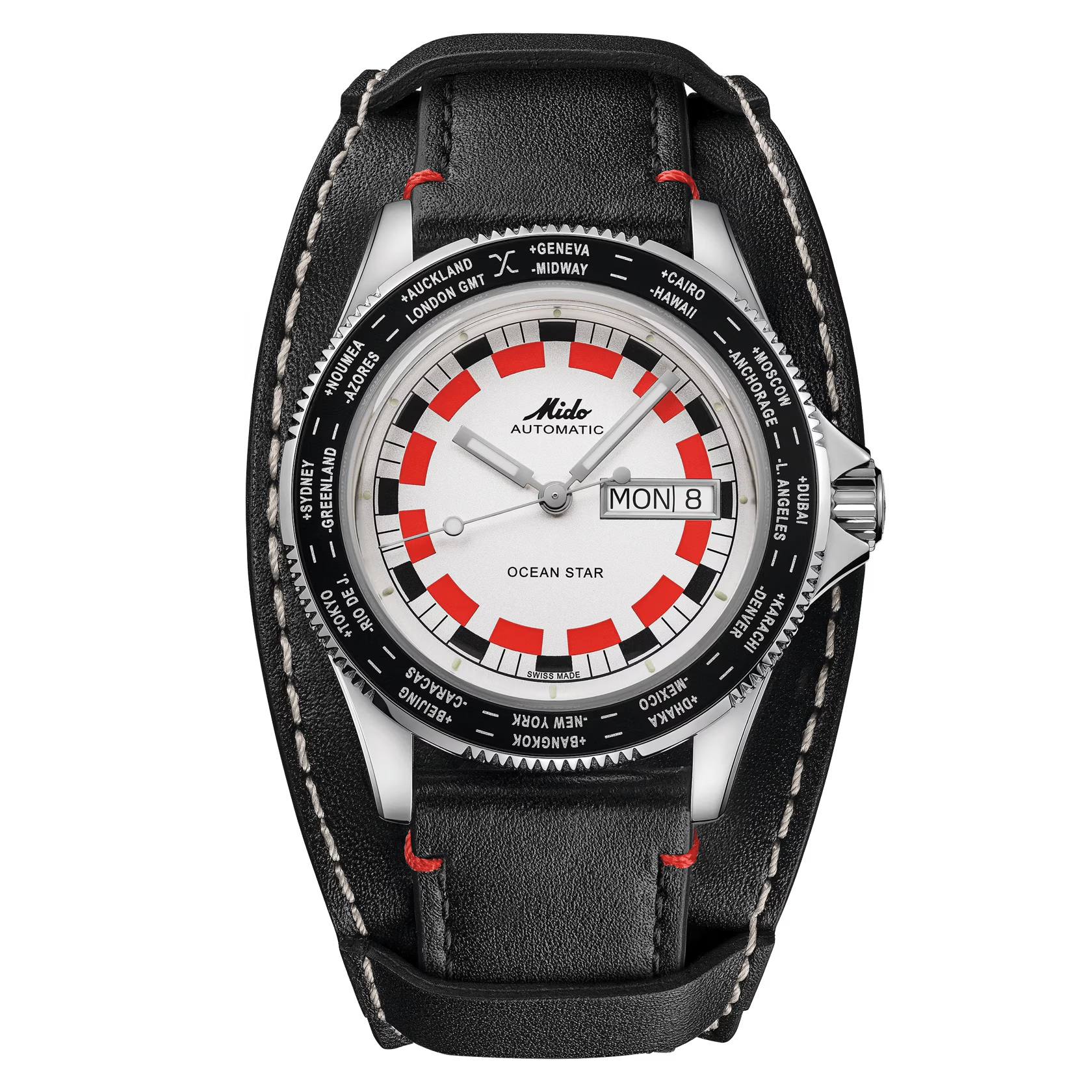 Relógio Mido Ocean Star Worldtimer - M026.830.16.030.00