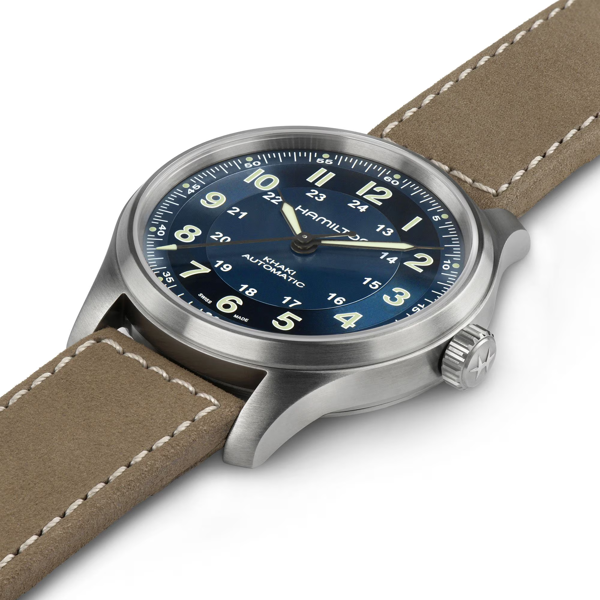 Relógio Hamilton Khaki Field Titanium Auto 42mm - H70545540
