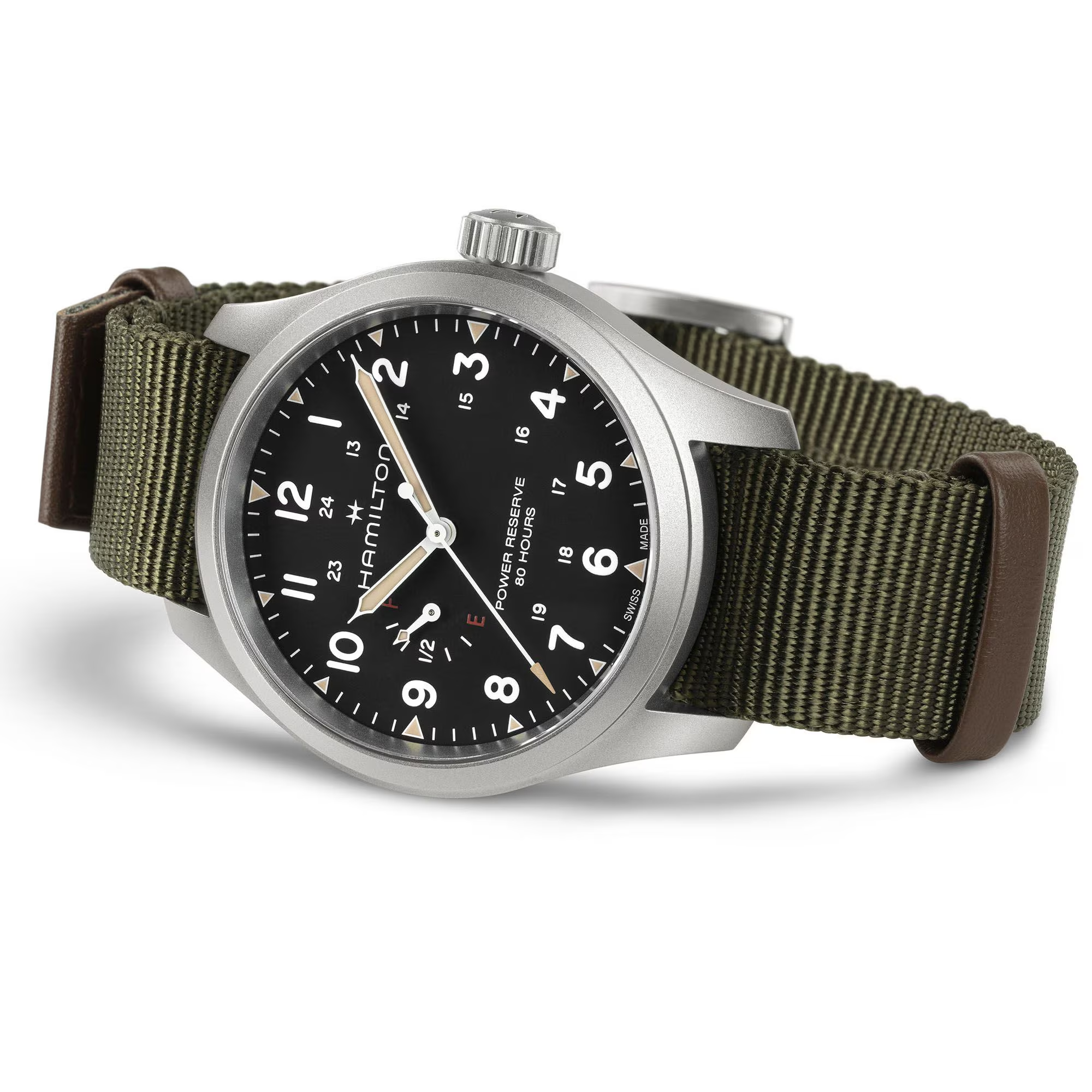 Relógio Hamilton  Khaki Field Mechanical Power Reserve 40mm - H69509930