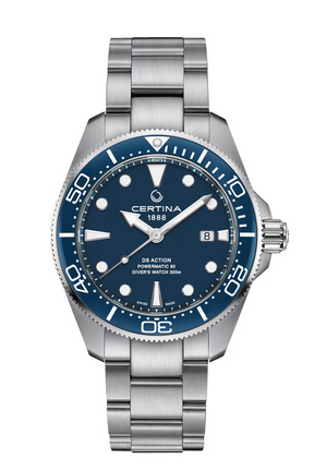 Relógio Certina DS Action Diver 43 mm Powermatic 80 - C032.607.11.041.00