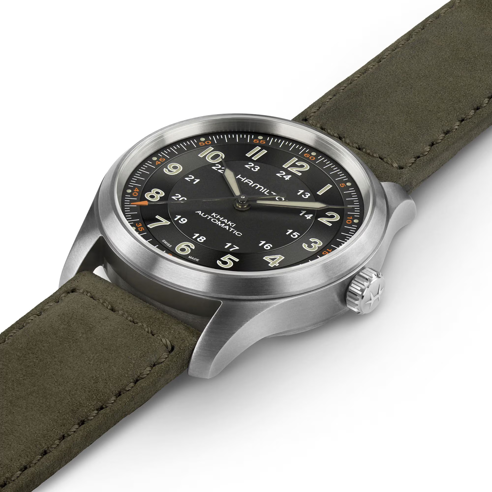 Relógio Hamilton Khaki Field Titanium Auto 38mm - H70205830