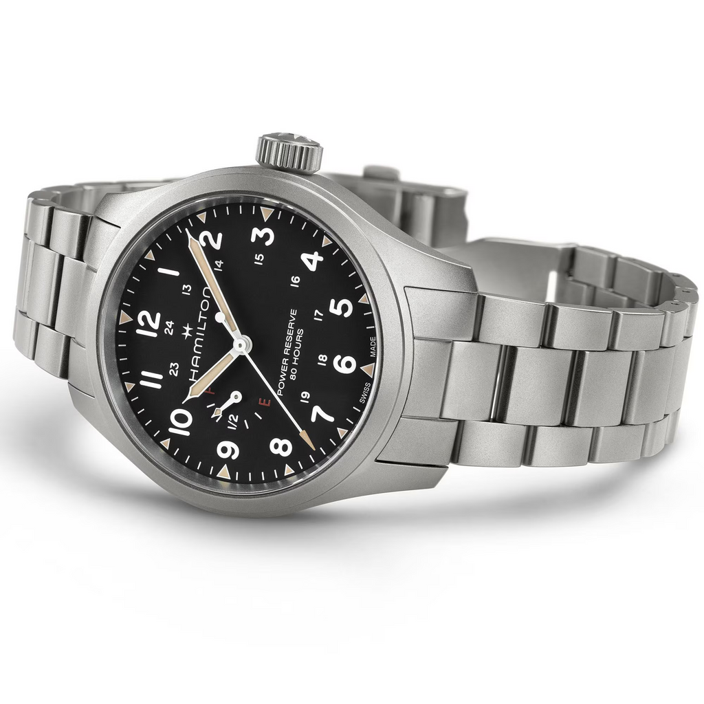 Relógio Hamilton Khaki Field Mechanical Power Reserve 40mm - H69509130