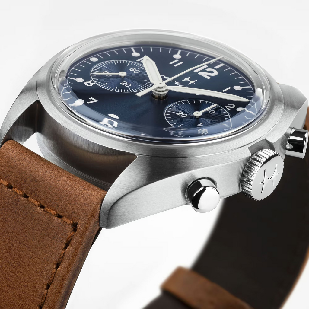 Relógio Hamilton Khaki Aviation Pilot Pioneer Mecanico Chrono 40mm - H76409540