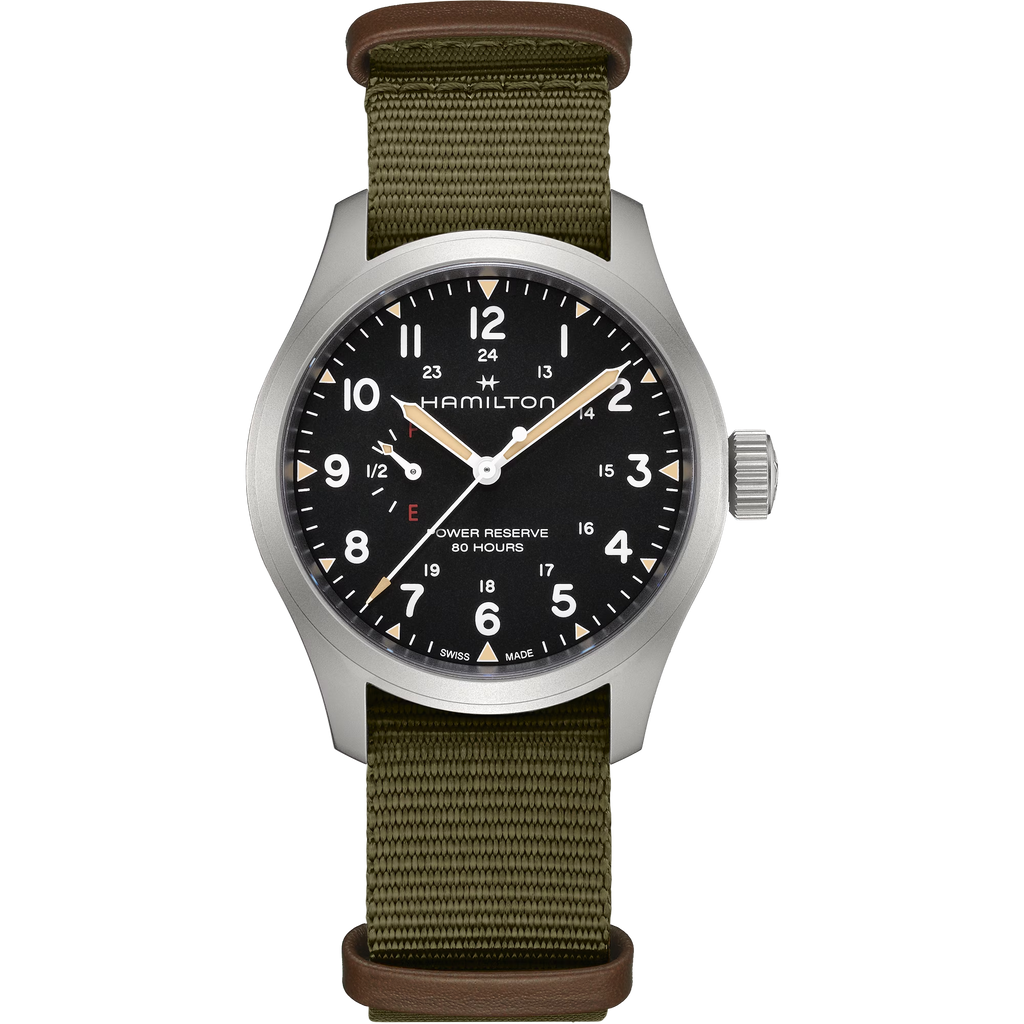Relógio Hamilton  Khaki Field Mechanical Power Reserve 40mm - H69509930