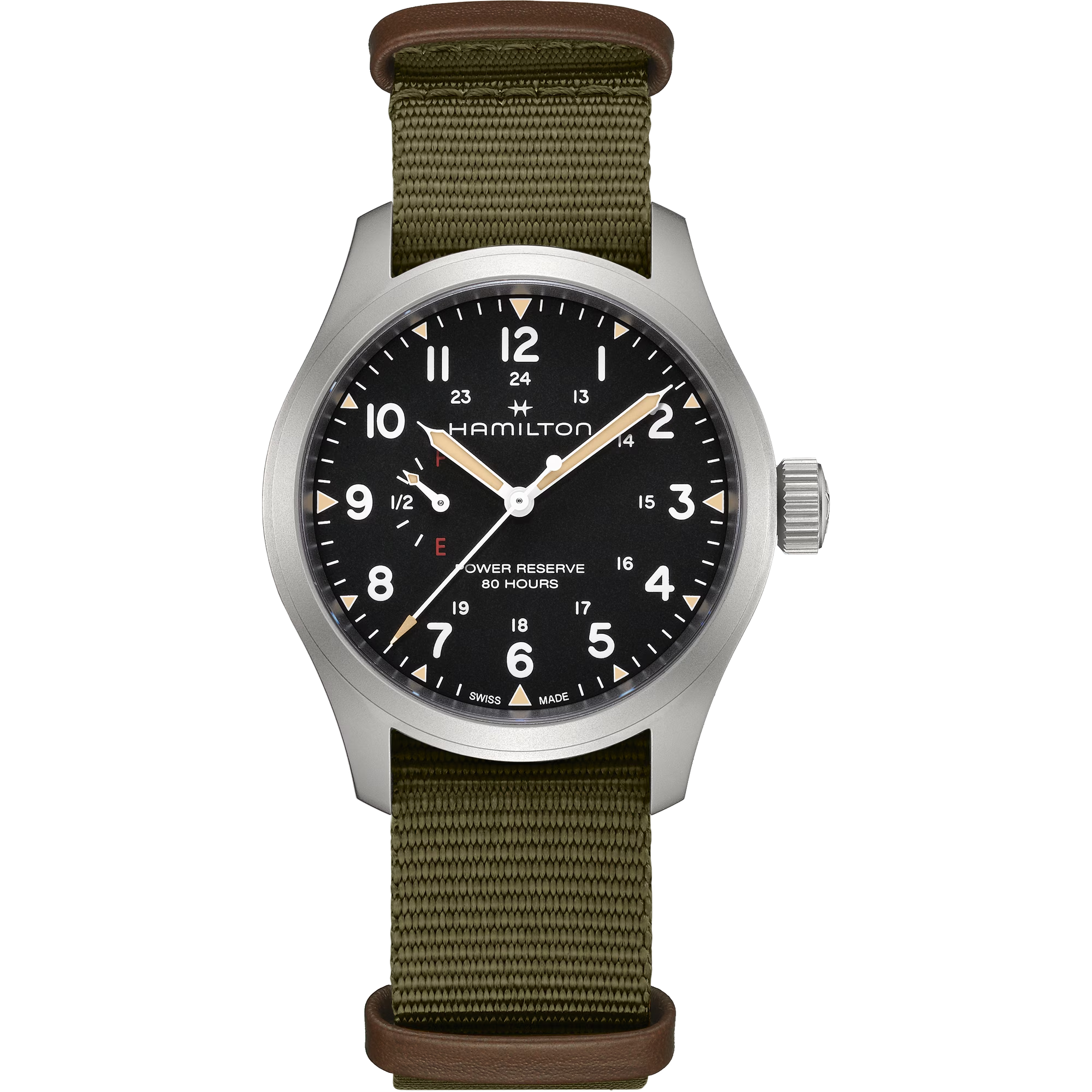 Relógio Hamilton  Khaki Field Mechanical Power Reserve 40mm - H69509930