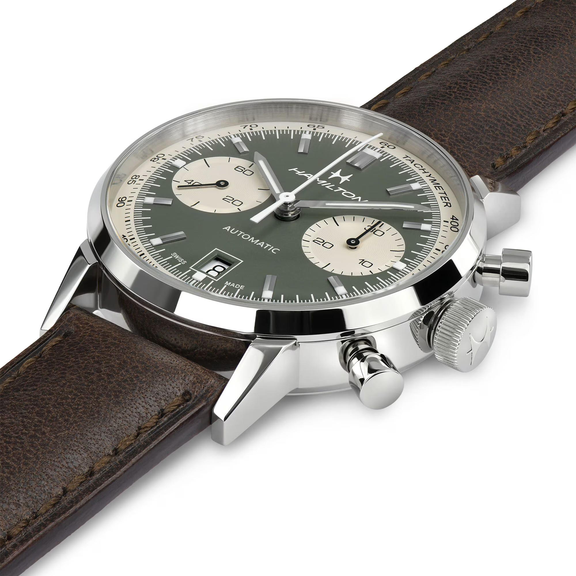 Relógio Hamilton American Classic Intra-Matic Automatico Chrono 40mm - H38416560