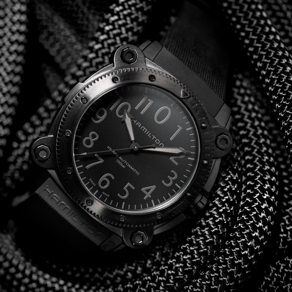 Relógio Hamilton Khaki Navy BeLOWZERO Auto Titanium 46mm - H78505330