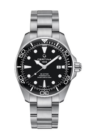 Relógio Certina DS Action Diver 43 mm Powermatic 80 - C032.607.11.051.00