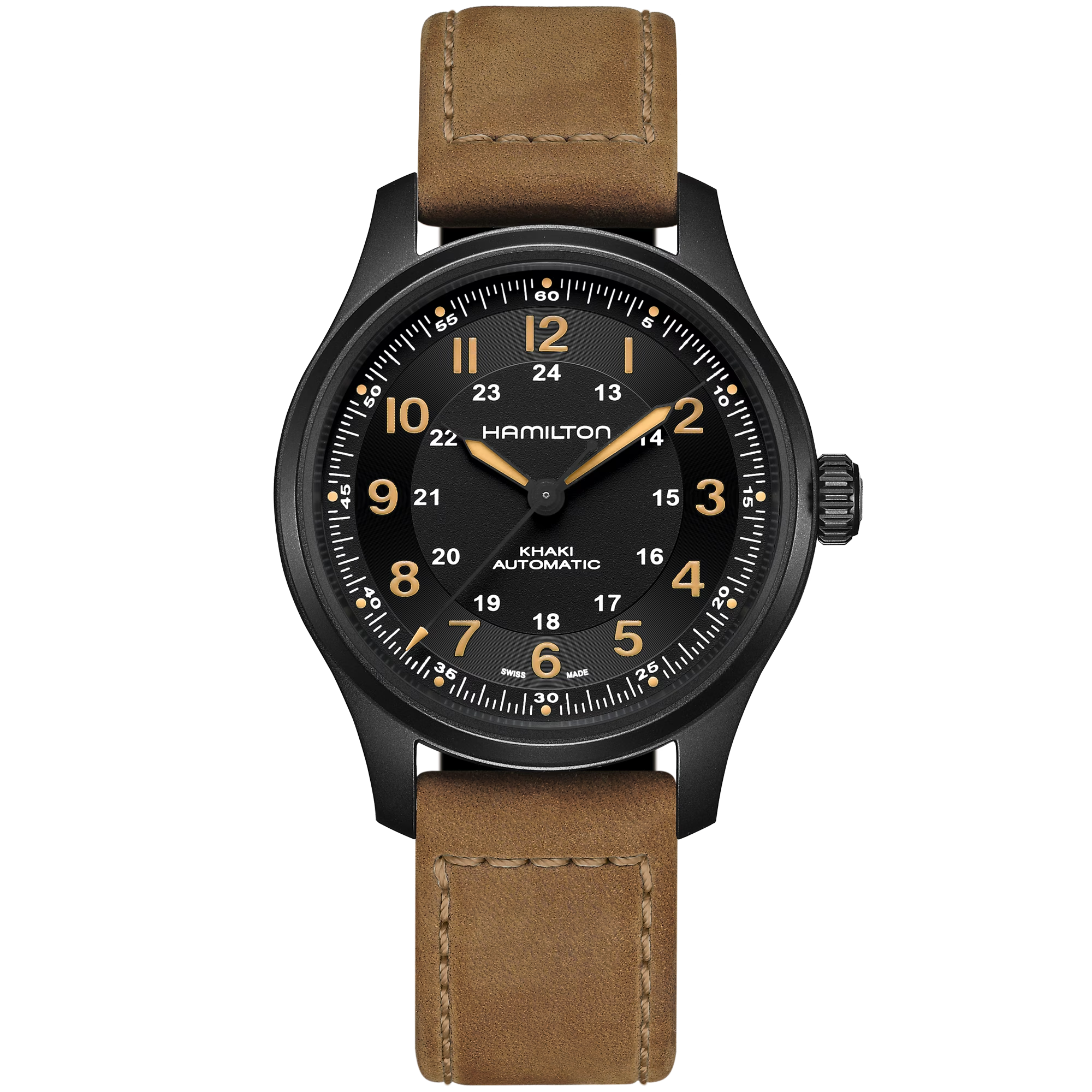 Relógio Hamilton Khaki Field Titanium Auto 42mm - H70665533