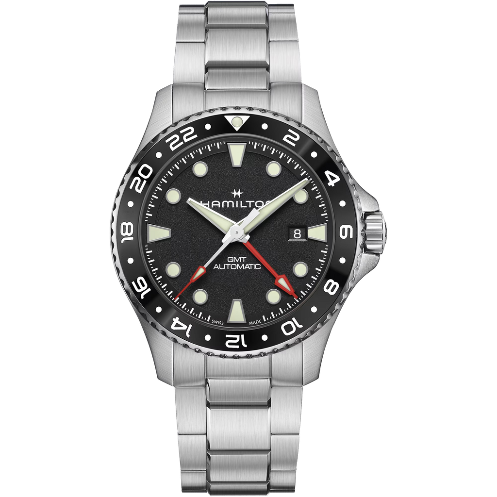 Relógio Hamilton Khaki Navy Scuba Auto GMT 43mm - H82555130