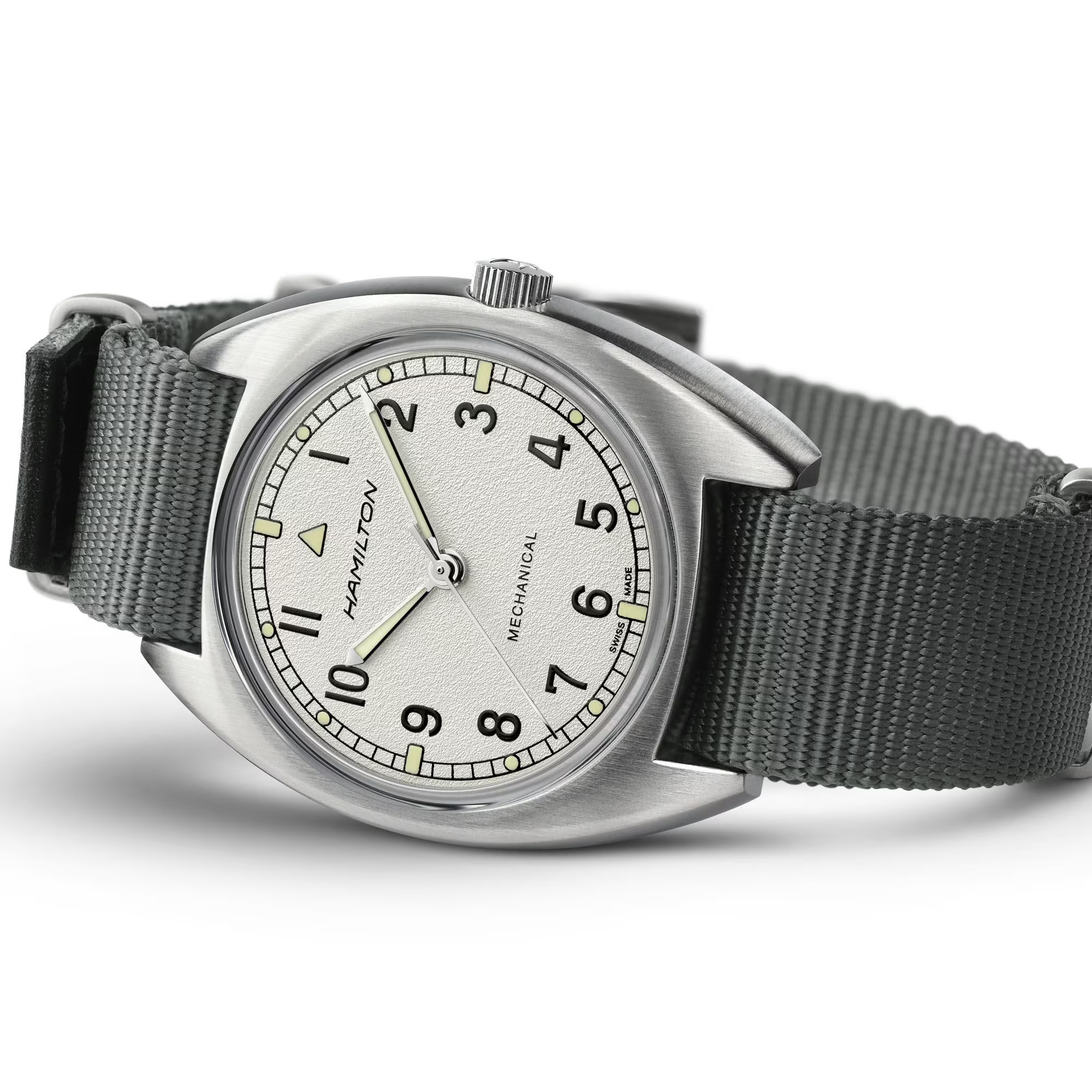 Relógio Hamilton Khaki Aviation Pilot Pioneer Mecanico 36mm x 33mm - H76419951