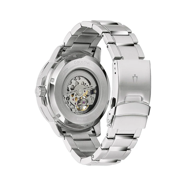 Bulova Marine Star Automatic Silicone Watch - 96A290
